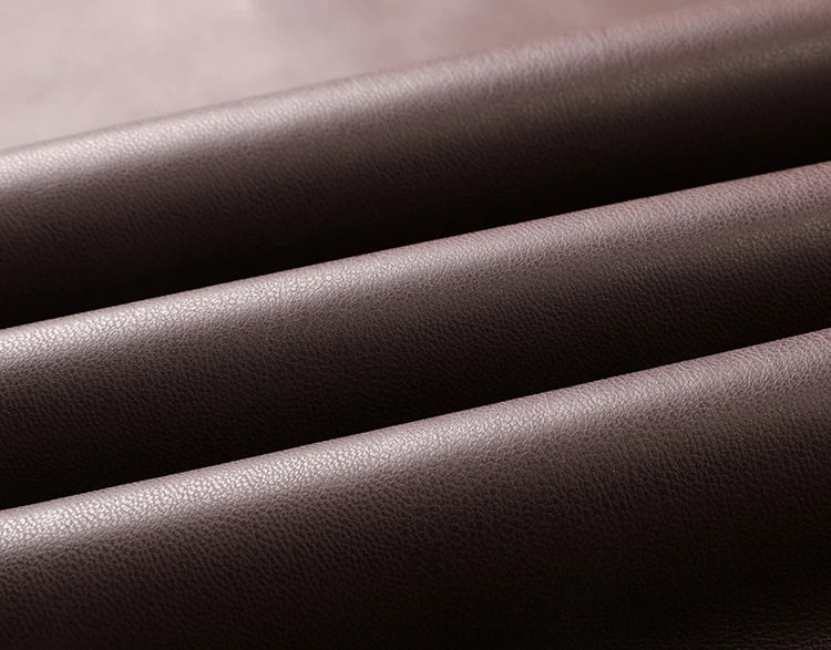 Women's High Waist Faux Leather Wide Leg Fleece Pants