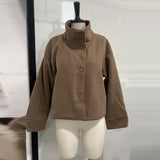 Women's Stand Collar Zip Jacket – Autumn/Winter
