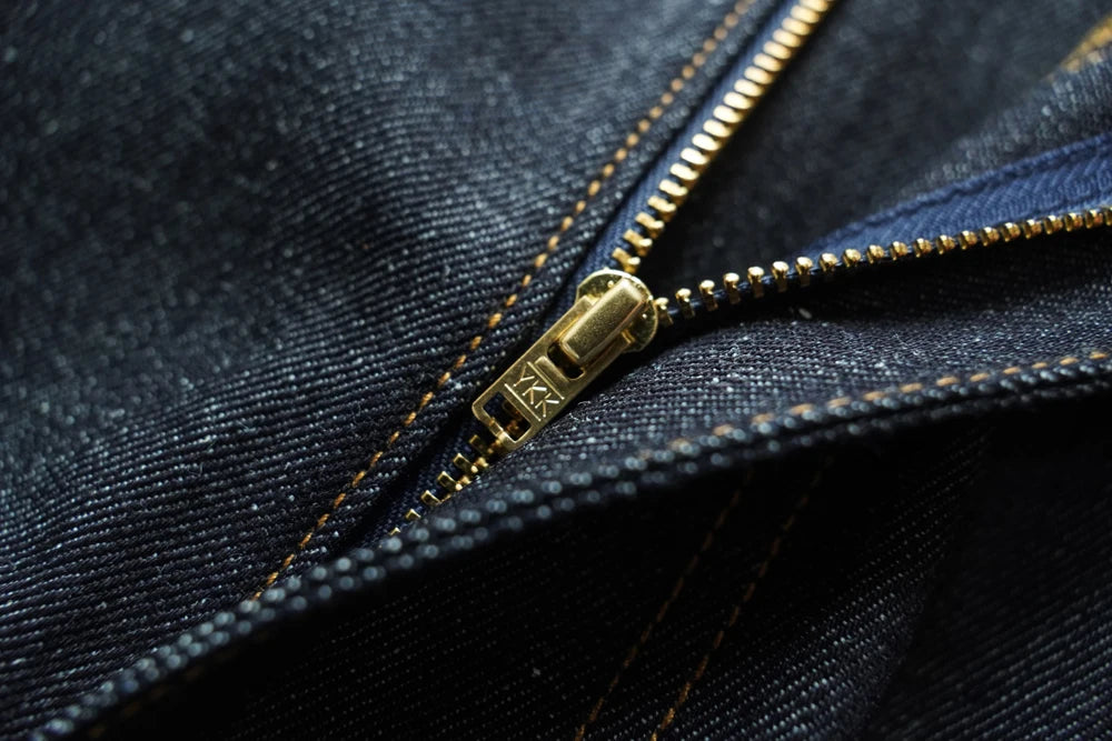 SauceZhan 344XX High-Rise Relaxed Selvedge Denim Jeans