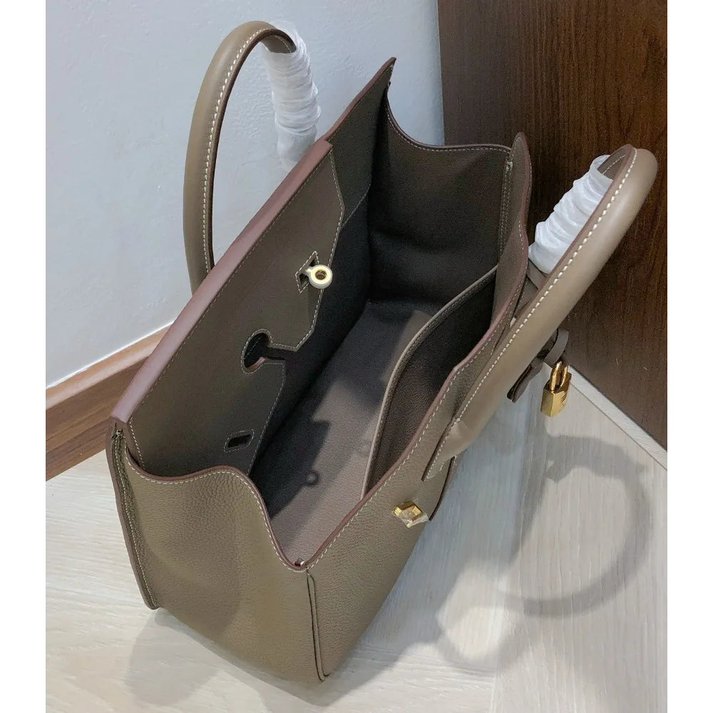 High Texture Handbag New Fashion Temperament Lychee Pattern Irregular Splicing Single Shoulder Messenger Women's Bag Commuting