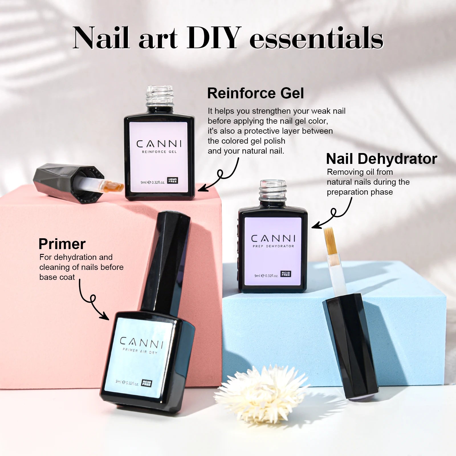 CANNI 30pcs Gel Polish Kit – HEMA & TPO Free CC Collection