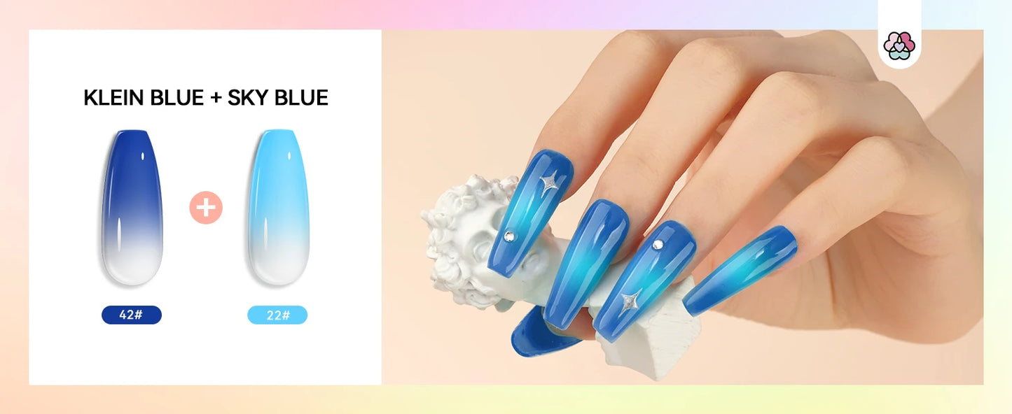 SAVILAND 36-Color Airbrush Gel Nail Polish Set – No Dilution