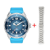 TRITON Men's Solar Dive Watch with Ceramic Bezel