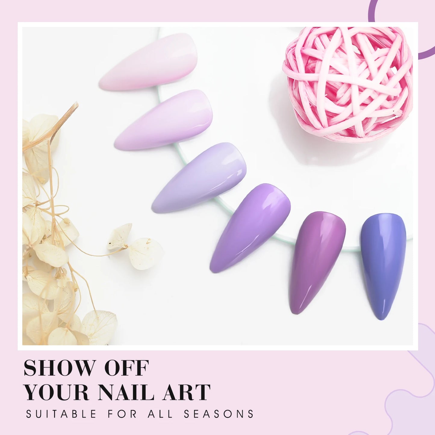 Venalisa HEMA-Free Gel Polish Kit | 6 Shades, 7.5ml