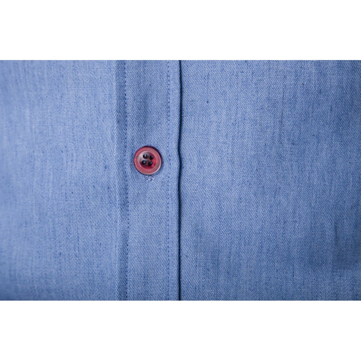 Mens Denim Shirts Long Sleeve Men Dress Shirt Fashion Slim Fit Style Navy Blue Jeans Male Shirt Longsleeve Shirt for Men