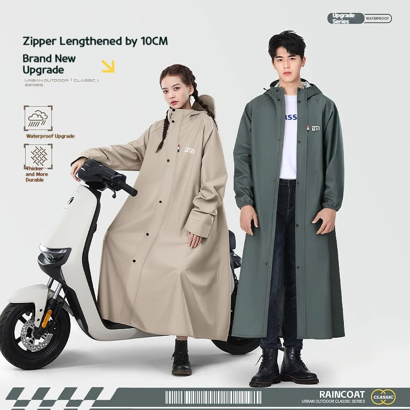All-Weather Full-Body Poncho for Cycling & Hiking