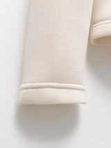 Elegant Patchwork Hooded Sport Coat