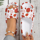 Leopard Print Cloud Slides – Soft Thick-Sole Summer Beach Sandals