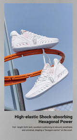 361 Degrees Joker SHUFFLE 2 Men's Basketball Shoes New Breathable Lightweight Wear-resistant Flexible Male Sneakers 572621101