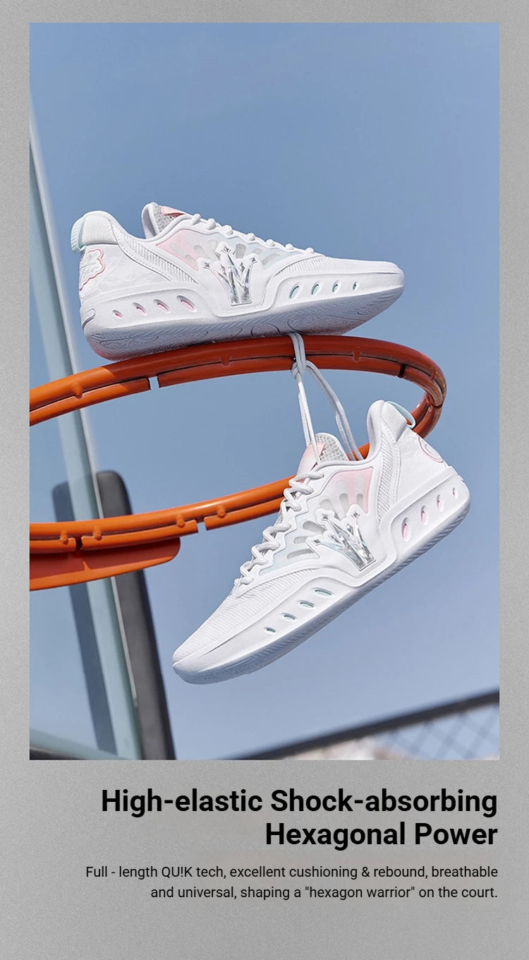 361 Degrees Joker SHUFFLE 2 Men's Basketball Shoes New Breathable Lightweight Wear-resistant Flexible Male Sneakers 572621101