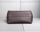 Genuine Leather Tote Bag – Pebbled Top-Grain Cowhide