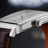 FARASUTE 2026 New Retro Wristwatches Men Casual Manual Square Customized Mechanical Movement Watch Male Sapphire Glass Reloj