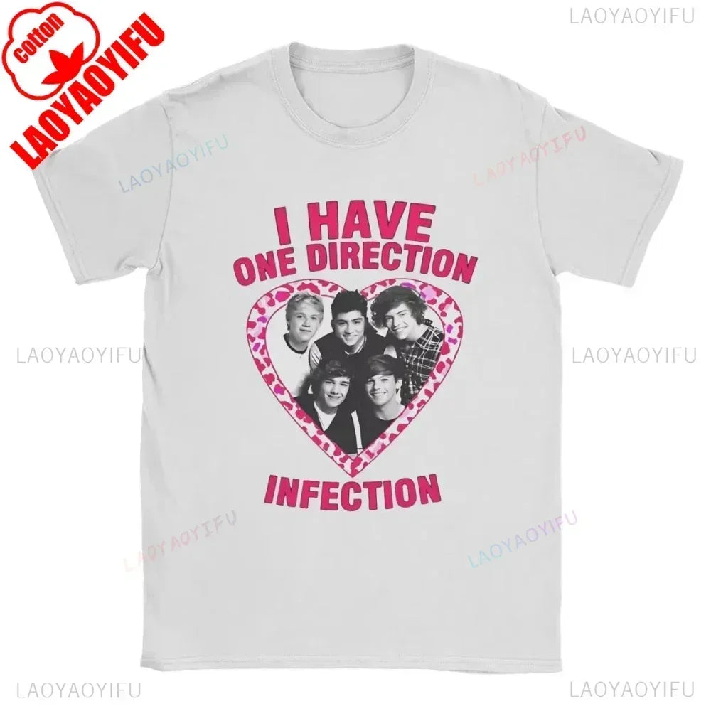 One Direction Cotton Graphic T-Shirt for Men & Women