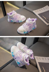 Classic Kids' Leather Fashion Sneakers