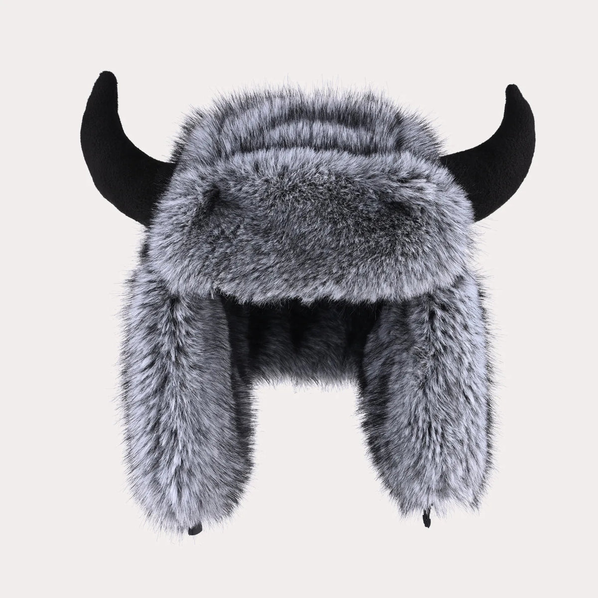 Ox horn pilot hat faux fur Bomber hat women ski cap winter hat thickened warm ear protection hat versatile bull head hat 털모