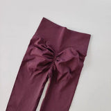 High-Waist Seamless Yoga Leggings – USA-Made Push-Up Fitness & Gym Tights