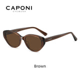 CAPONI Cat Eye Polarized Sunglasses for Women