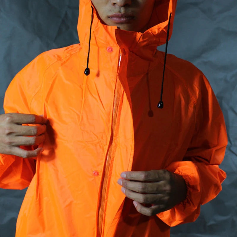 One-Piece Motorcycle Rainsuit – Waterproof Protective Gear