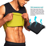 Men Slimming Body Shaper Modeling Vest Belly Reducing Shapewear Fat Burning Weight Loss Waist Trainer Sweat Corset Gym Tank Tops
