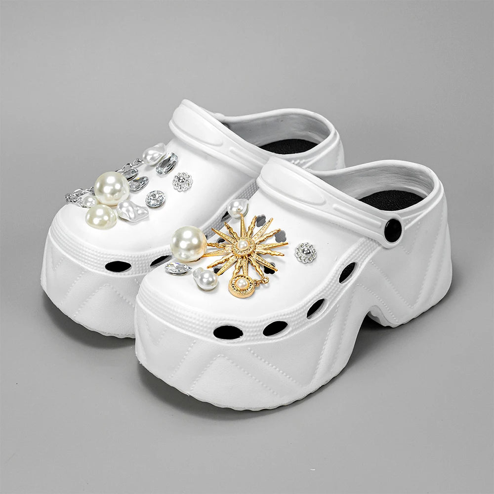 Women’s 9CM High-Platform Garden Clogs