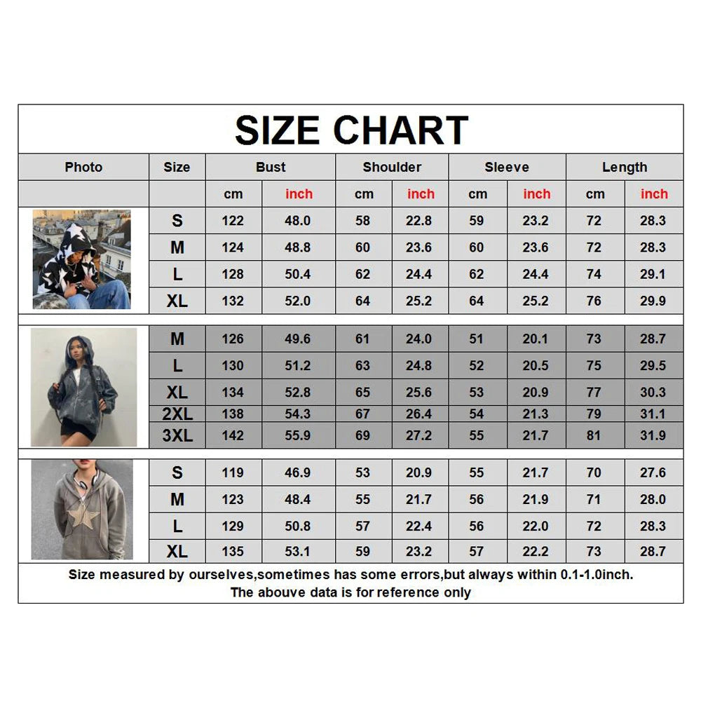 Men’s Y2K Star Print Relaxed Hoodie