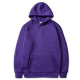 Men’s Classic Solid Color Pullover Hoodie