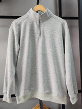 2026 Autumn and Winter Men's Casual Stand Collar Metal Half-Zip Sweater, Supporting Custom Logo