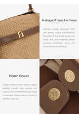 LA FESTIN Original Brand Women's bags Shoulder Bag Woven Bag 2026 New Tote Bag Large Handbag Travel Bag Big Beach Bag