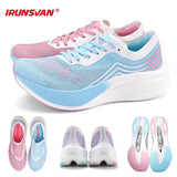 IRUNSVAN 1.0 Professional Sports Training Nylon Full Palm Carbon Plate Marathon Breathable Shock-Absorbing Running Shoes