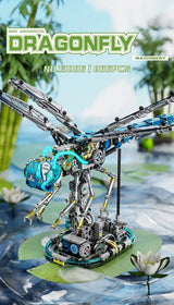 Creative Mechanical Dragonfly Construction Set Animal Building Blocks  MOC Educational Toy for Kids Adults STEM Learning Kit