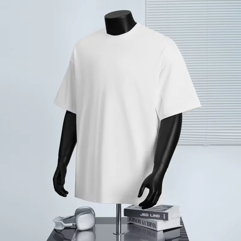 T Shirt for Men 2025 100% Cotton Gym Sports Y2K Clothing High Quality Tops Printed Summer Anime Graphic Four Seasons Casual