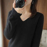 Women’s Lace V-Neck Knit Sweater