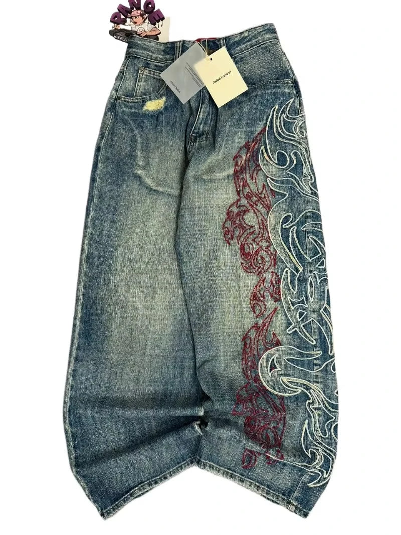 Y2K Vintage Punk Baggy Jeans
