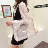 Women's Mesh Tote Bag for Beach & Shopping