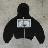 Y2K Punk Zipper Hoodie