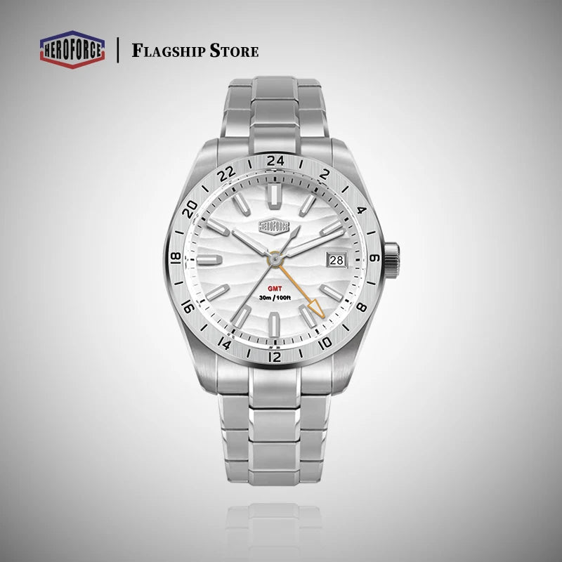 HEROFORCE GMT Men's Luxury Quartz Watch