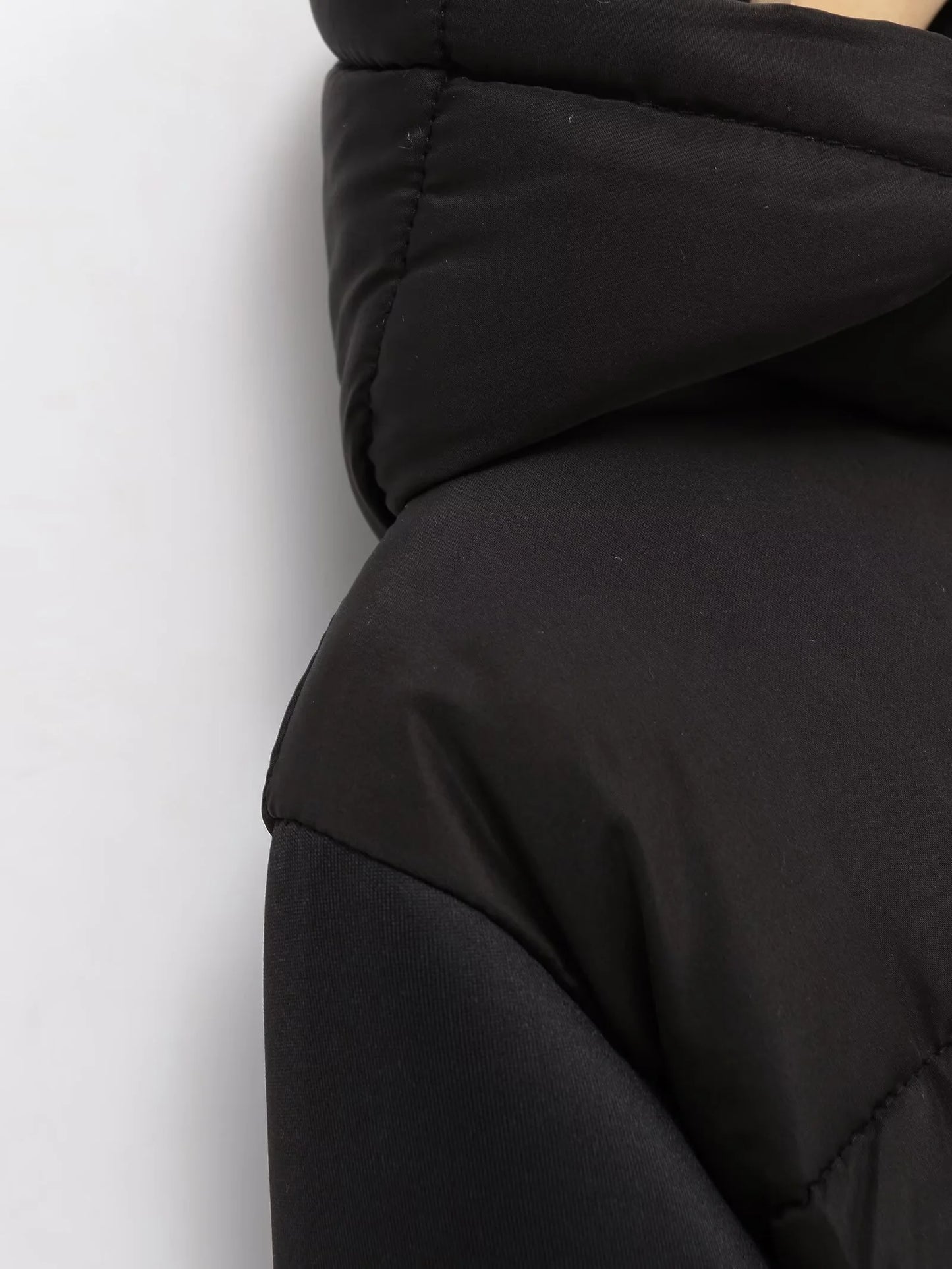 Women’s Autumn Slim-Fit Hooded Cotton Parka