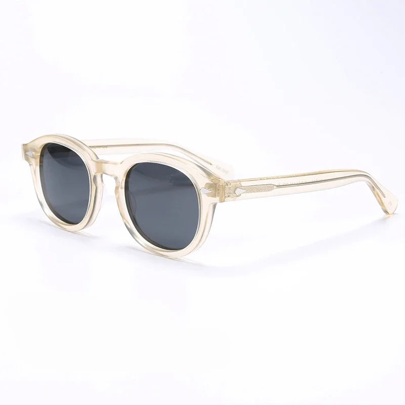 Johnny Depp Polarized Sunglasses Men Women Luxury Brand Sun Glasses Vintage Acetate Frame Driver Shade
