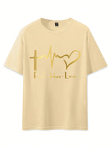 Faith Hope Love Men’s Cotton Tee