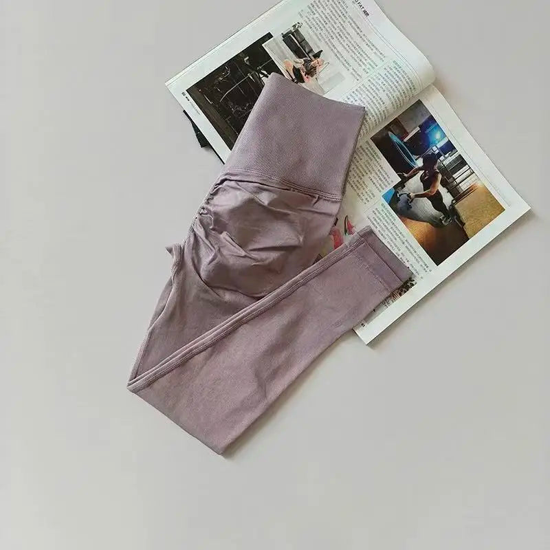Seamless Sport Yoga High Waist Pants Leggings Sport See Through Yoga Gym Running Quick Dry Pants Scrunch Butt Pants