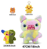 Original Fuggler 16inch  Ugly Teeth Monsters Plush Toys Kawaii Bigg Plushies Pillows Cute Pleuche Halloween Birthday  Doll Gifts