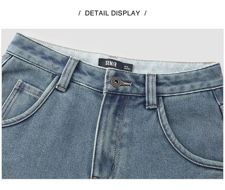 Women's High-Waist Fleece-Lined Wide-Leg Jeans