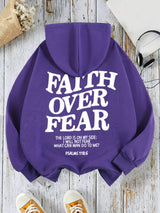 Faith Over Fear Fleece Hoodie
