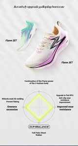 361 Degrees Flame 3.0 ET Men's Running Shoes Racing Marathon Stable Breathable Comfort Rebound Jogging Male Sneakers 672612245F