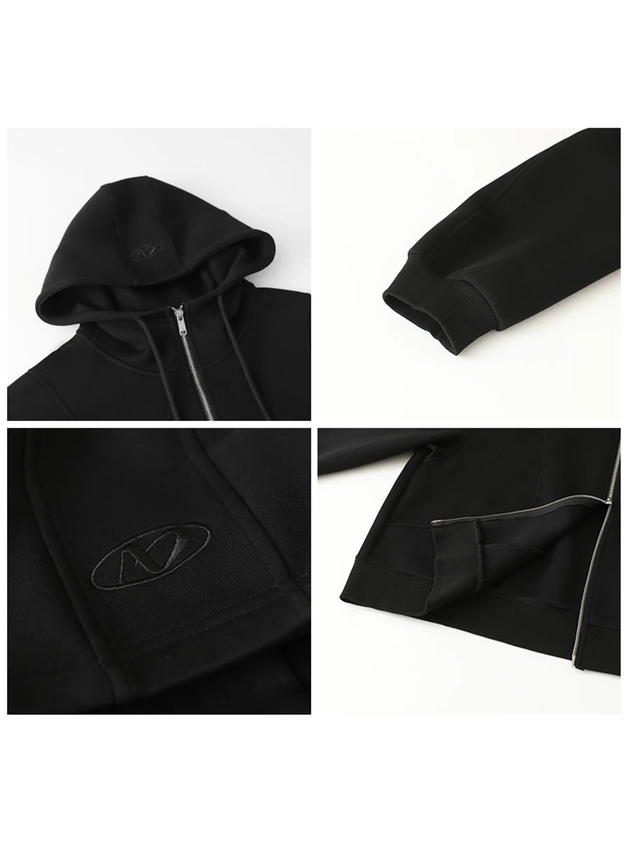 Women’s Relaxed Cotton-Blend Drawstring Hoodie