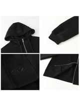 Women’s Relaxed Cotton-Blend Drawstring Hoodie