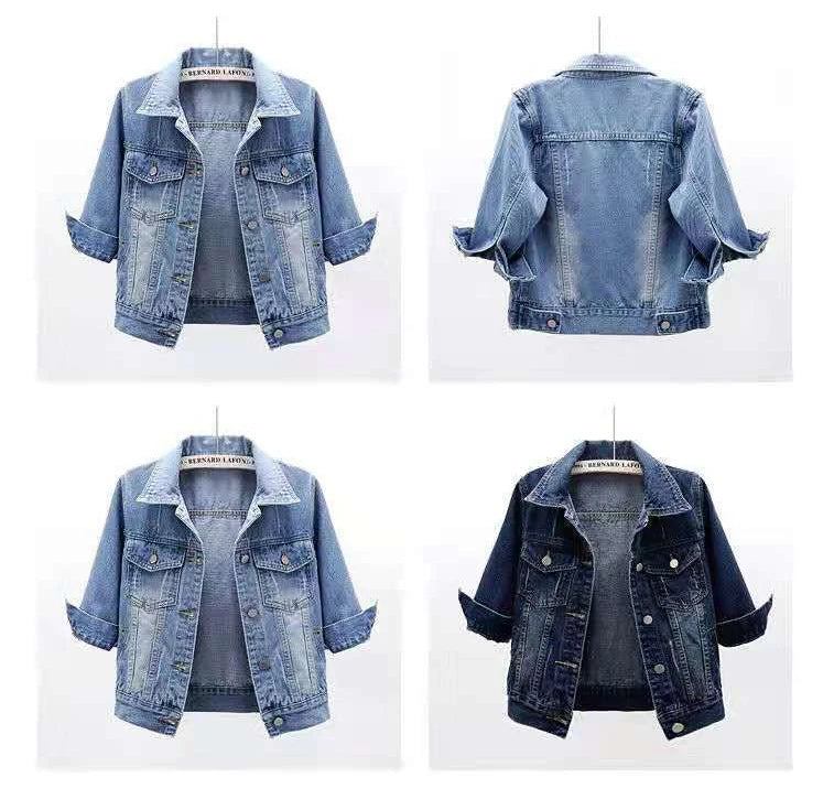 Women's Premium Cotton Denim Jacket