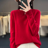 Women's Merino Wool Crew Neck Sweater