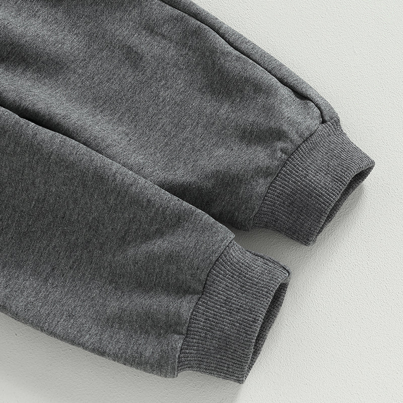 Toddler Boy "Little Dude" 2-Piece Fall/Winter Outfit | Long Sleeve Sweatshirt & Pants Set