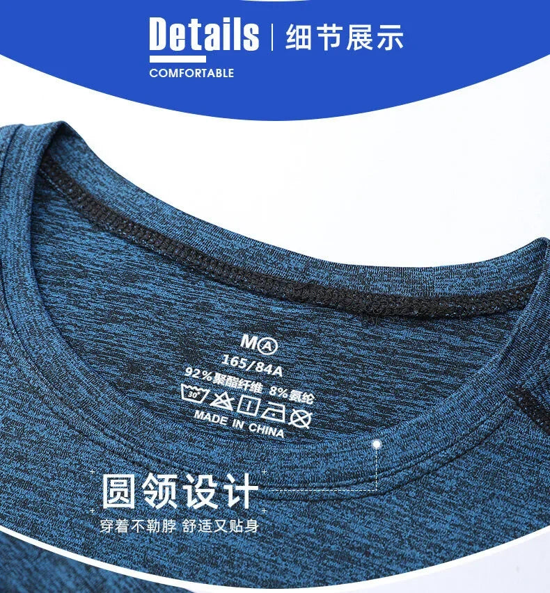 Men and Women's Breathable Camping Tee Shirt, Basic Sports Tops, Male and Female T-Shirts, Drop Shipping, Size Up to 8XL, Summer